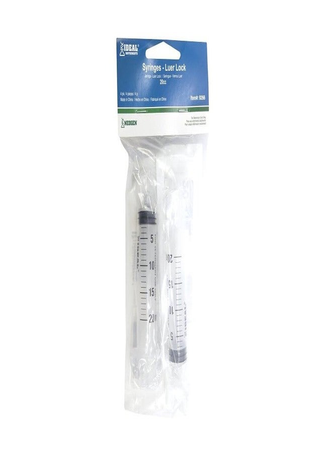 neogen corporation 9266 4 Pack, 20 cc, Disposable Syringe - Image 1
